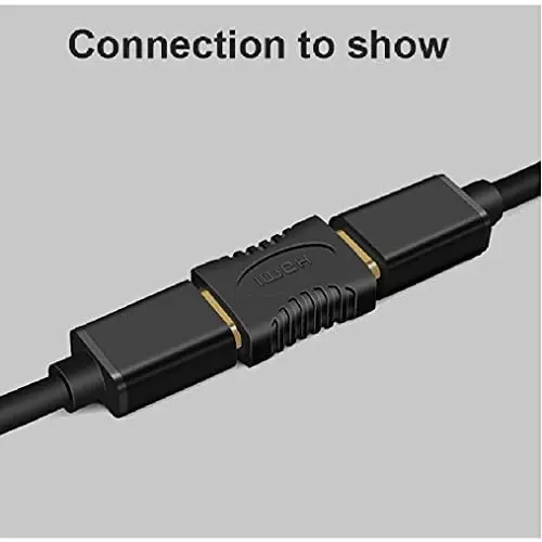 FEDUS HDMI to HDMI Connector Coupler Gender Changer - Hdmi Female to Female