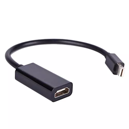 PremiumAV Mini Display Port (Mini DP) to HDMI Female Adapter for MacBook, Laptop, PC, Projector, Monitor, HDTV