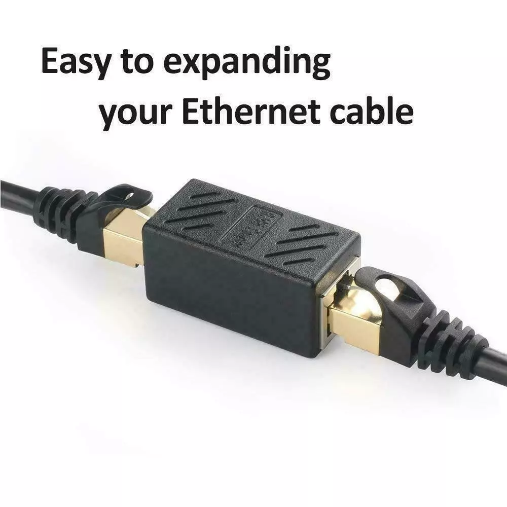LOTA RJ45 Inline Coupler Female to Female Compatible with Cat7, Cat6 & Cat5e Cables, MST-3123-LT