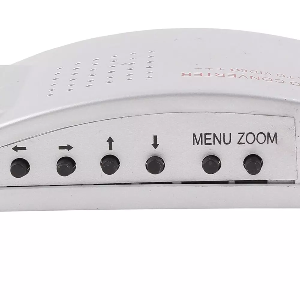 LOTA VGA to AV RCA S-Video Converter Box White with PAL/NTSC Support, MST-815-LT