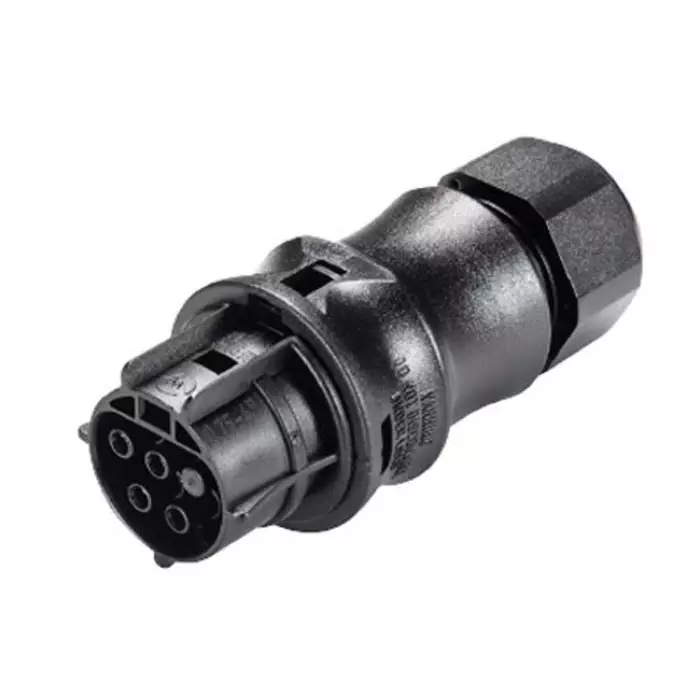 WIELAND ELECTRIC RST CLASSIC Series Connector 4-Pole Female 4-Way Push-In 20 Amp, 96.041.4153.1