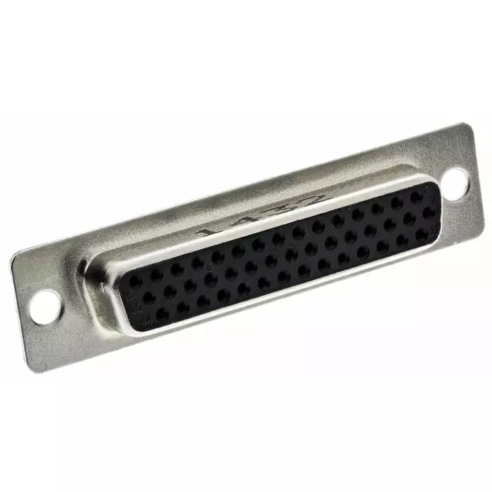 Amphenol ICC 44 Way Panel Mount D-sub Connector Socket 2.29 mm Pitch, 10090770-S444ALF (Pack of 50)