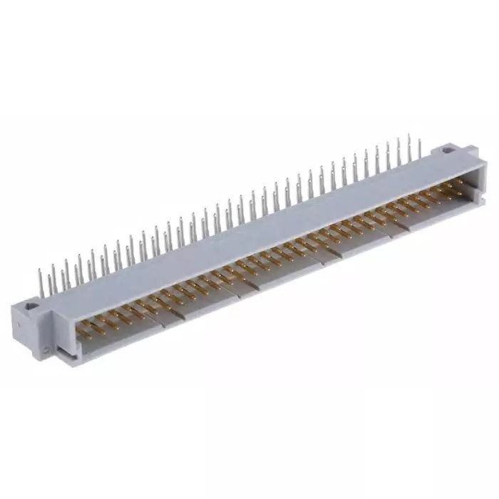 Amphenol ICC 64 Way 2.54 mm Pitch Type B Class C2 2 Row Right Angle DIN 41612 Connector Plug, 86092645113755E1LF (Pack of 16)