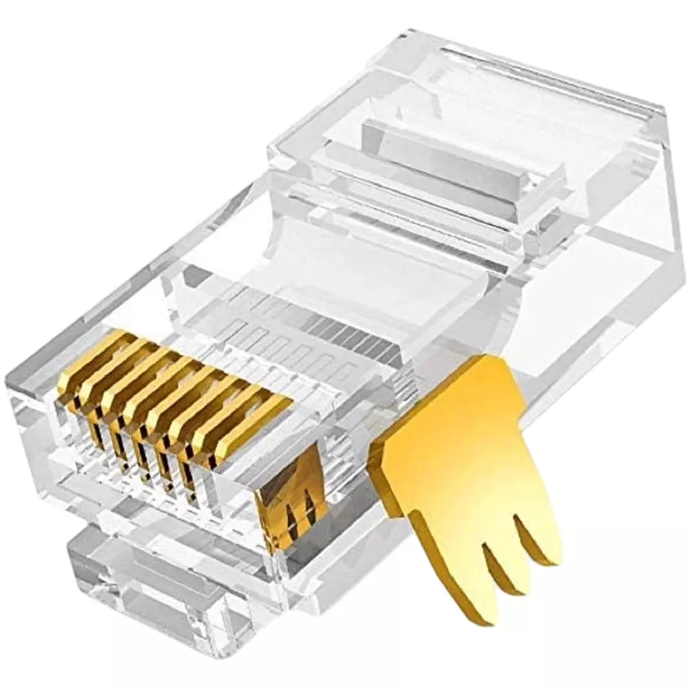 FEDUS RJ45 Crimping Plug Male to Male Flat (Pack of 20 Pcs)