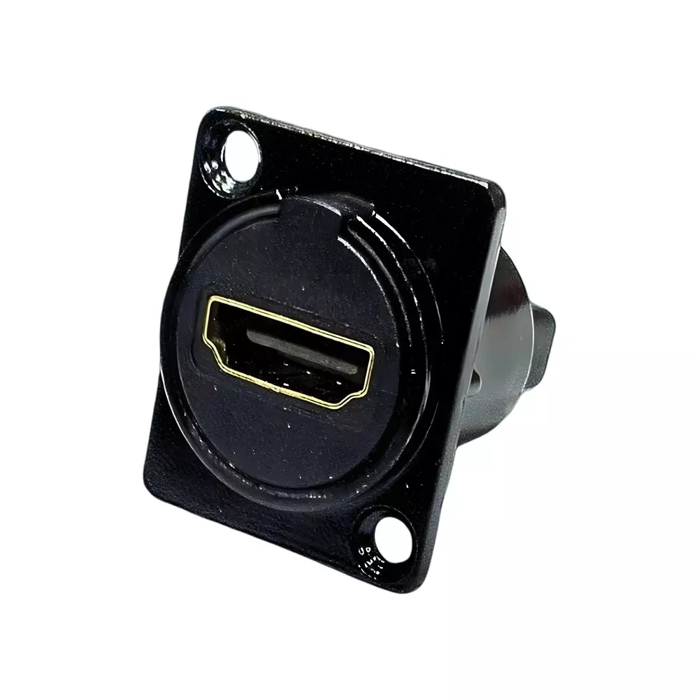 SETMI INDIA HDMI Jointer Panel Mount Supports Dolby TrueHD & DTS-HD Audio, Black