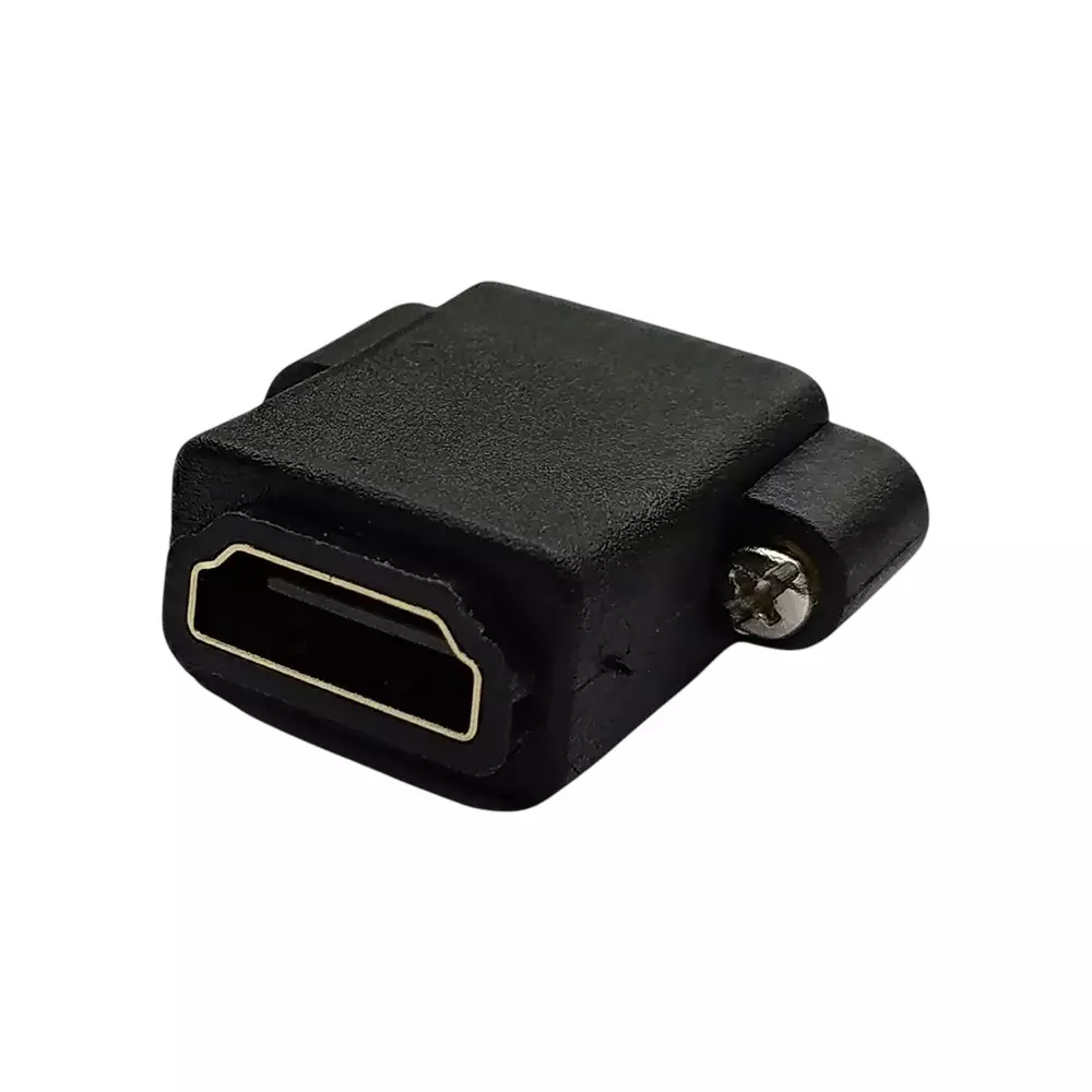 SETMI INDIA Screw Type HDMI Jointer Female to Female 4K UHD/Full HD with Secure Locking Mechanism