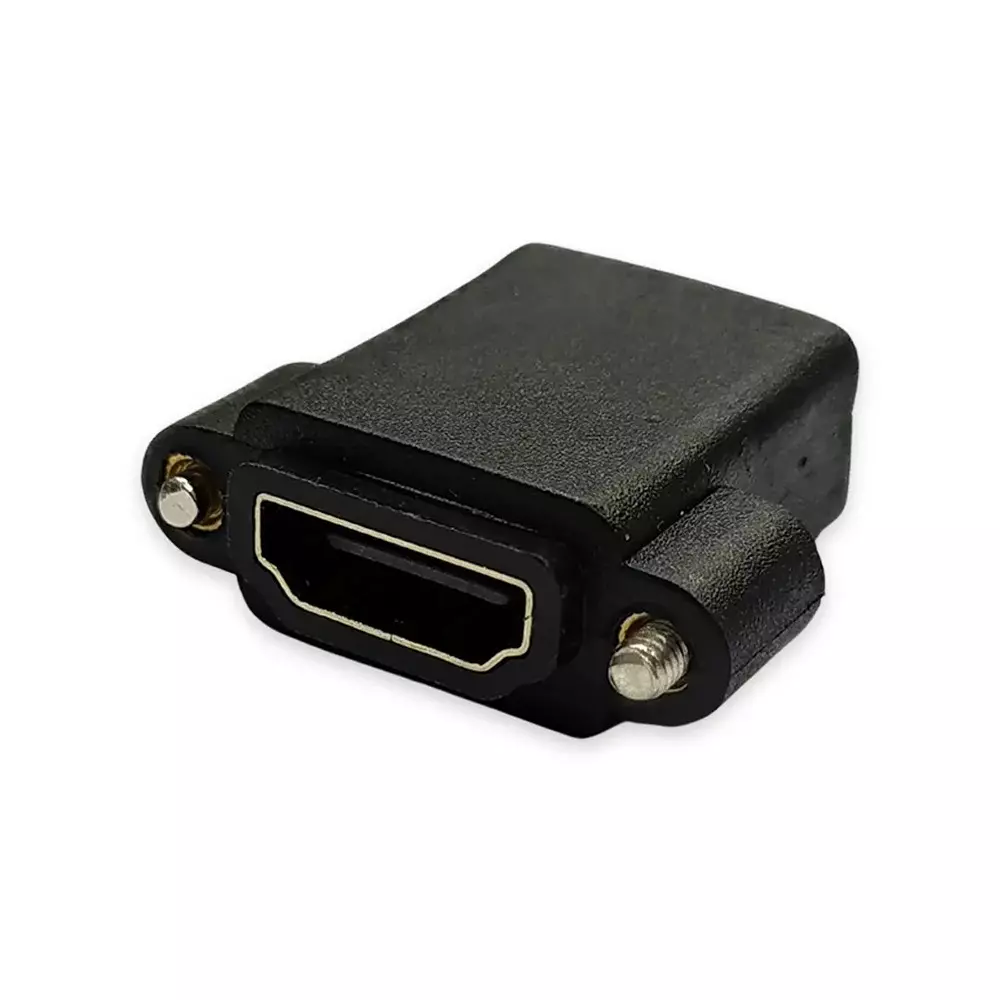 SETMI INDIA Screw Type HDMI Jointer Female to Female 4K UHD/Full HD with Secure Locking Mechanism