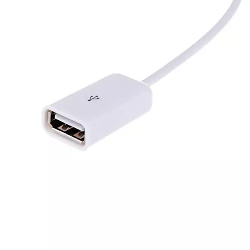 FEDUS OTG Cable Micro USB to USB for Smartphone and Tablet White