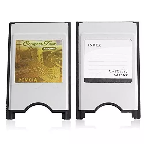 LOTA PCMCIA Adapter for 50 -Pin Compact Flash Card Silver & Black, MST-112-LT