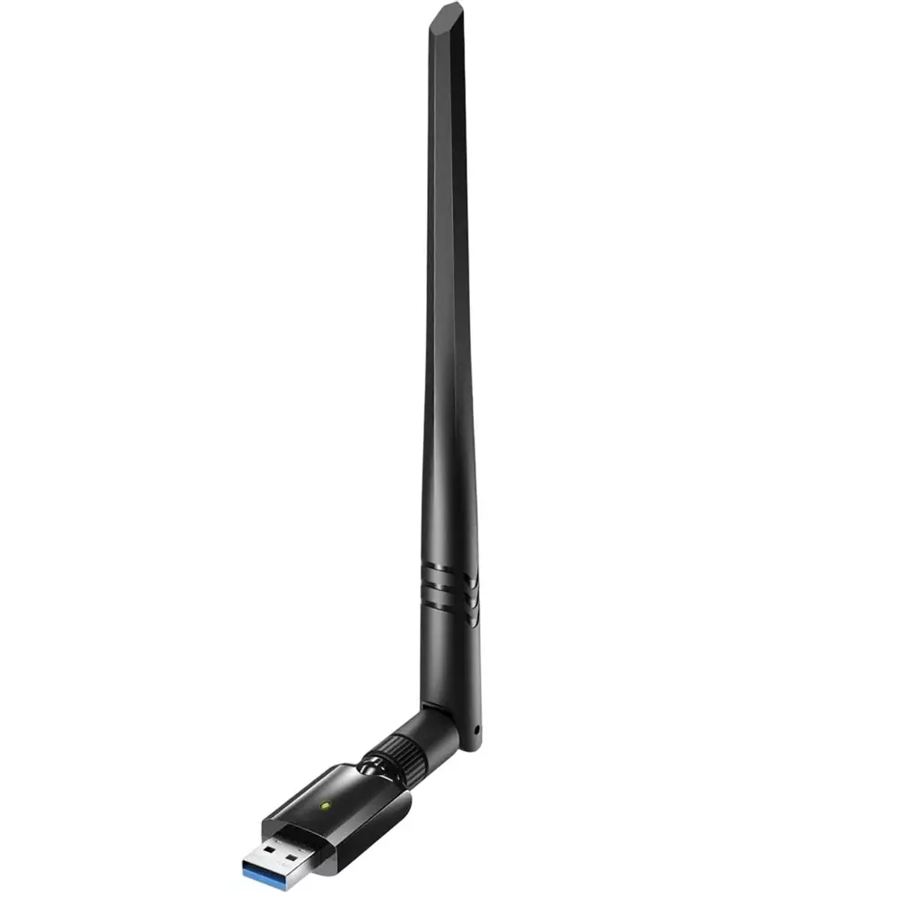 LOTA Wi-Fi & LAN Network Card Adapter High-Speed with Antenna Black, MST-766-LT