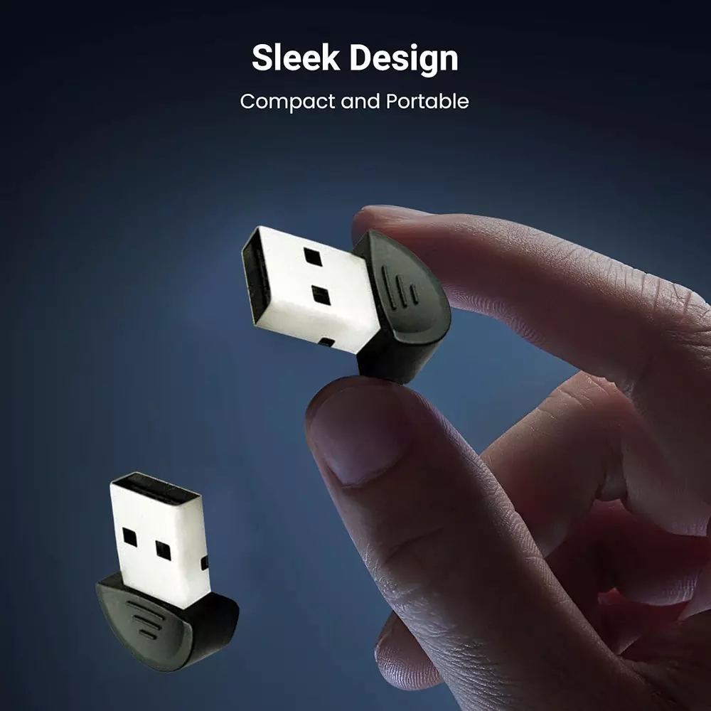 LOTA High-Speed USB 5.0 Bluetooth Dongle Receiver 30 m (100 Ft) Range, MST-1373-LT