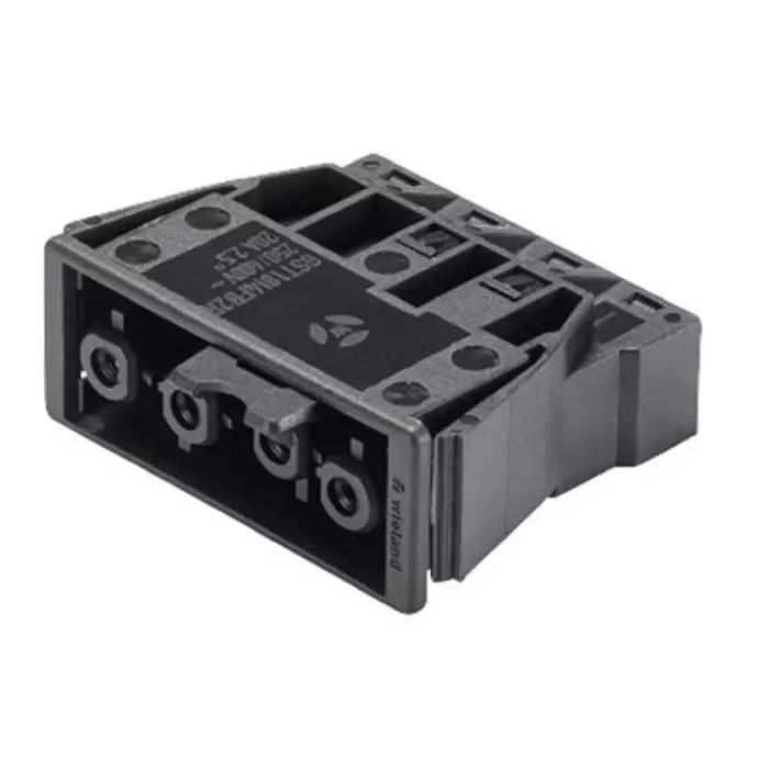 WIELAND ELECTRIC Gesis CLASSIC Series Connector 4-Pole Female 4-Way Push-In 20 Amp, 92.041.9658.1 (Pack of 100)