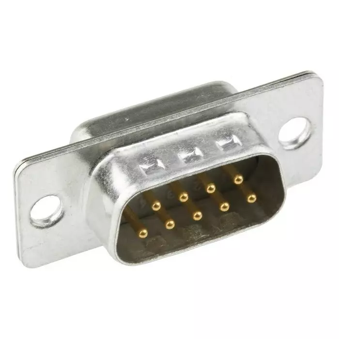 CINCH CONNECTIVITY SOLUTIONS FD 9 Way Panel Mount D-sub Connector Plug 2.76 mm Pitch, FDE-9PTI2/1-LF