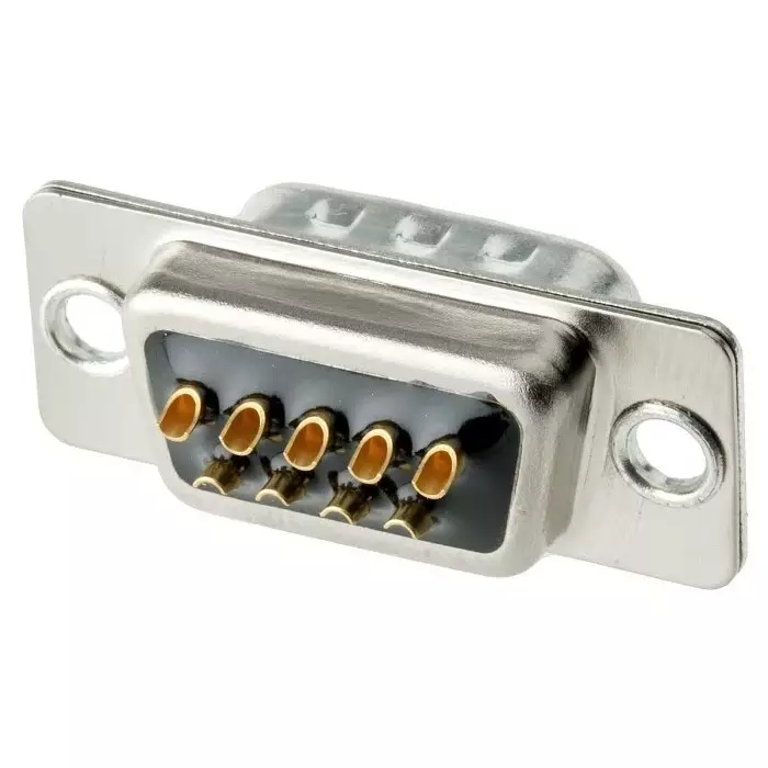 CINCH CONNECTIVITY SOLUTIONS FD 9 Way Panel Mount D-sub Connector Plug 2.76 mm Pitch, FDE-9PTI2/1-LF
