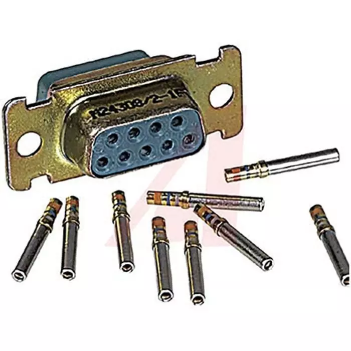 CINCH CONNECTIVITY SOLUTIONS M24308 9 Way Cable Mount D-sub Connector Socket, M24308/2-1F