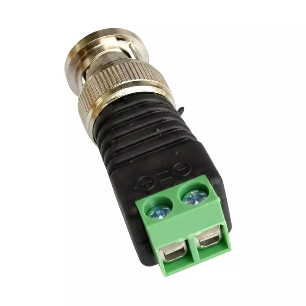 MakWorld Screw Type BNC Male Connector Multi Color for Camera, DVR, VCR & Surveillance System (Pack of 50 Pcs)