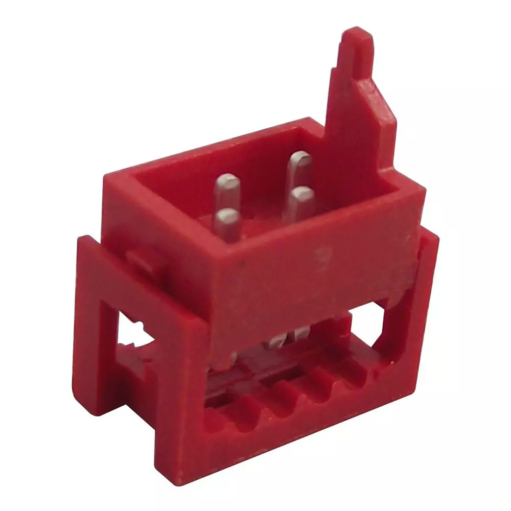 RS PRO IDC Connector Male 4 Contacts 2.54 mm Pitch 2 Row Straight IDC Termination 1 Amp 500 V, 2846490