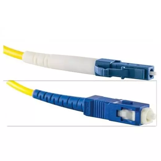 Mak World SC to LC Optical Fiber Patch Cord 9/125 Single-Mode Simplex 5 m Yellow