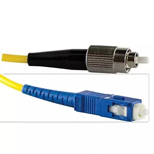 Mak World SC to FC Optical Fiber Patch Cord Single Core 5 m Yellow