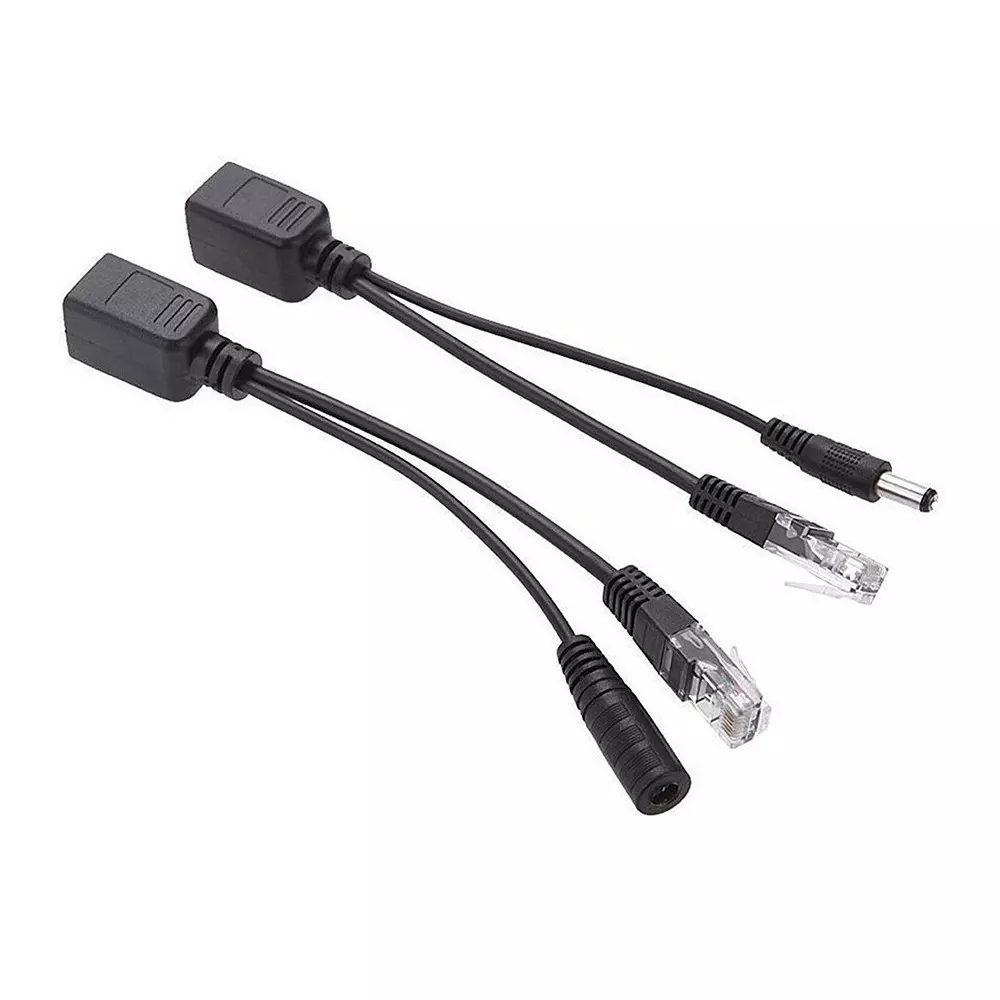 amicivision Passive PoE Injector and Splitter Kit 30-40 m Working Range, POE-CONCT (Pack of 2 Pair)