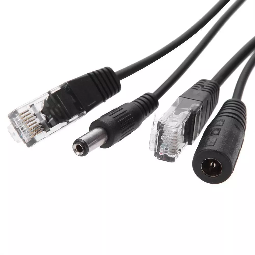 amicivision Passive PoE Injector and Splitter Kit 30-40 m Working Range, POE-CONCT (Pack of 2 Pair)