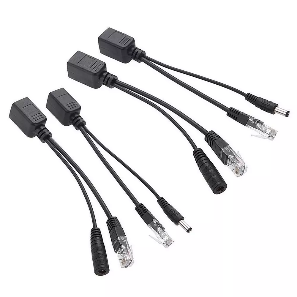 amicivision Passive PoE Injector and Splitter Kit 30-40 m Working Range, POE-CONCT (Pack of 2 Pair)