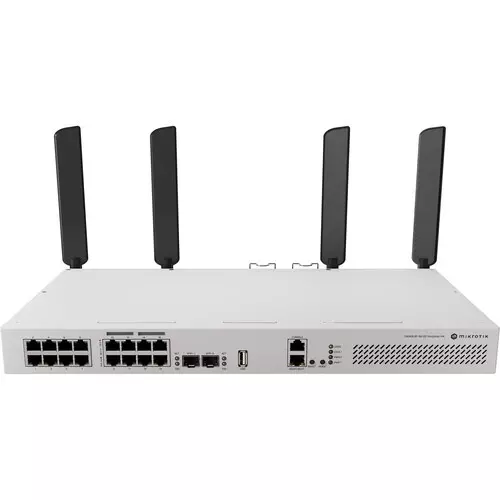 MikroTik CRS418 16-Port PoE+ Gigabit Router Switch with 2× SFP+ (CRS418-8P-8G-2S+5AXQ2AXQ-RM)