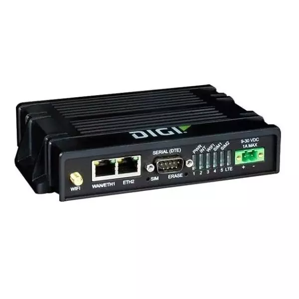 DIGI INTERNATIONAL Cellular Router Ethernet, RS-232 Interface, IX20-W0G4