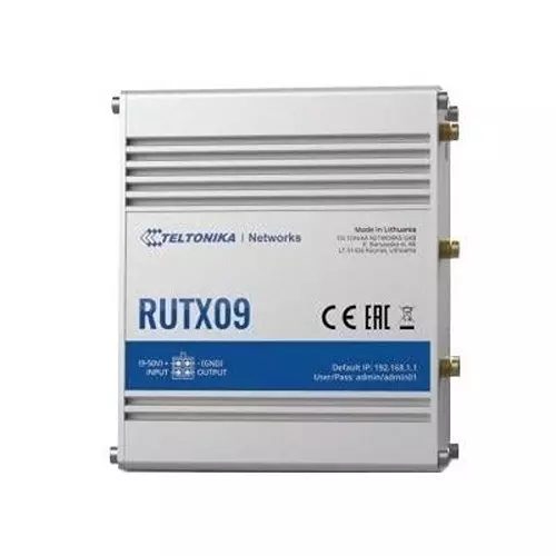 Teltonika Cellular Router Ethernet, RJ-45 Interface, RUTX09000000