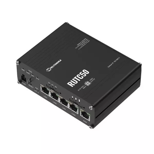 Teltonika Cellular Router Ethernet, USB Interface, RUTC50200300