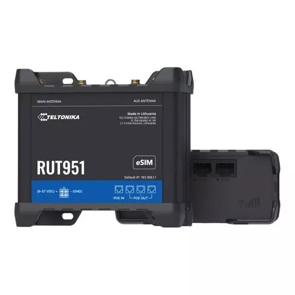 Teltonika Cellular Router Ethernet Interface, RUT951610R00