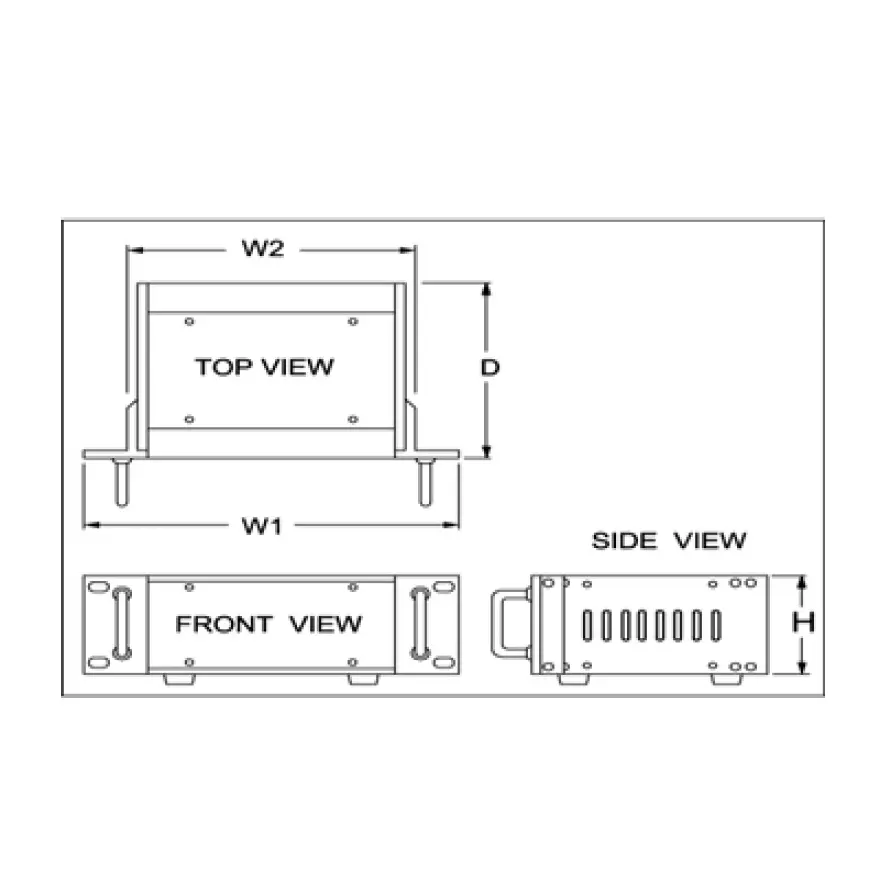 SPM Electronics And Systems 19" Rack Mountable Enclosure, 2U/84T/444D-RMB For 19" Rack Mounting & Table Top Instruments