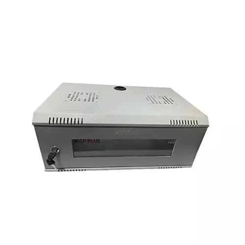 CP PLUS Wall Mount Modular Mini Rack MS Frame 2 Racks, CP-HA-RK3535VM-2U-T