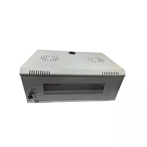 CP PLUS 4U DVR/ NVR Rack With Lockable Glass Door Wall Mount, CP-HA-RK5535VW-4U-T