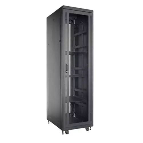 CP PLUS 42U DVR/ NVR Rack With Lockable Glass Door Floor Mount, CP-TA-RK6010-42U