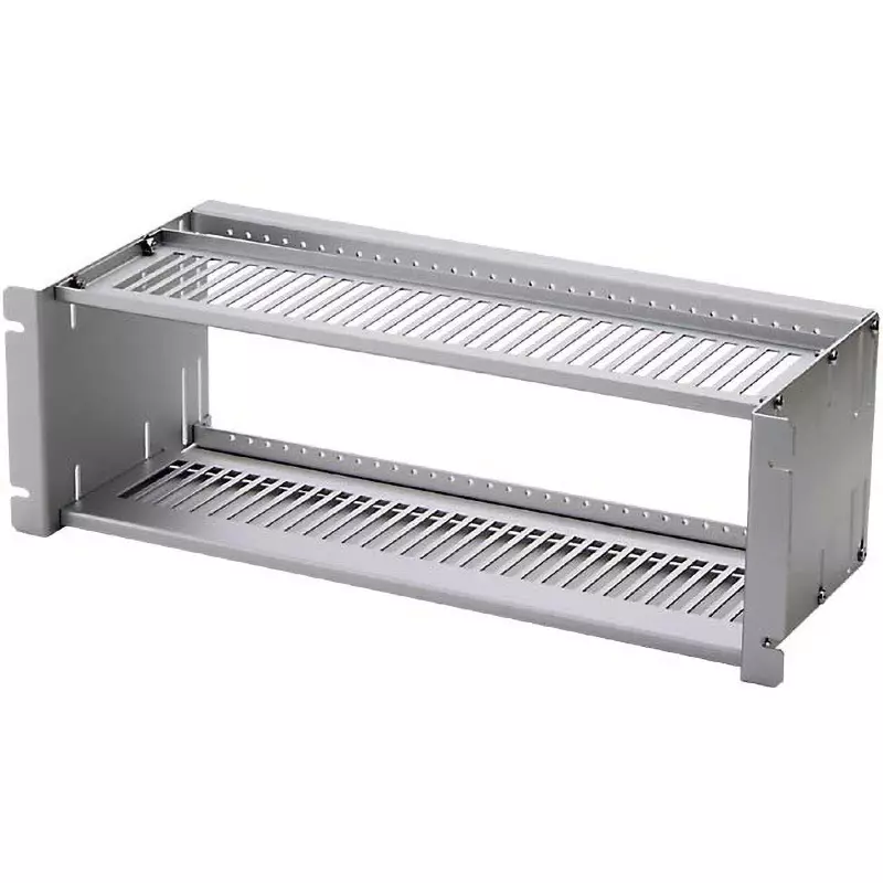 Settsu Subrack Aluminum Plate 149x480x190 mm Milky White, IFC-480-15S