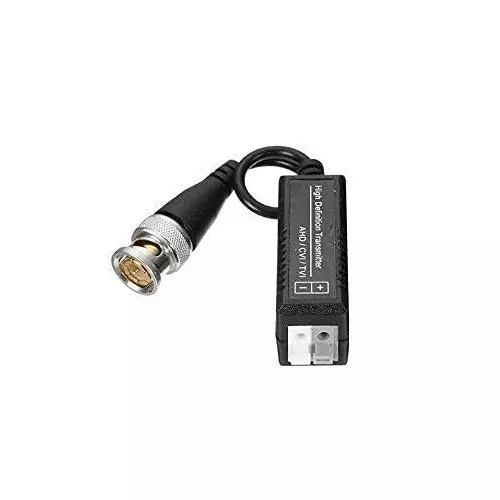 LOTA HD Passive BNC Video Balun Black up to 300 m Video Signal Transmission, MST-1653-LT