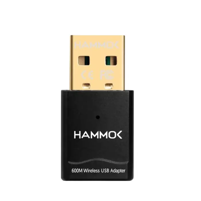 HAMMOK USB WiFi Dongle Receiver (Speed upto 433 Mbps (5G) / 150 Mbps (2.46) Wireless)
