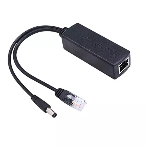 PremiumAV PoE Splitter Power Over Ethernet Adapter 48 V to 12 V for IP Camera, IP Phone & POE Devices, MST-3169