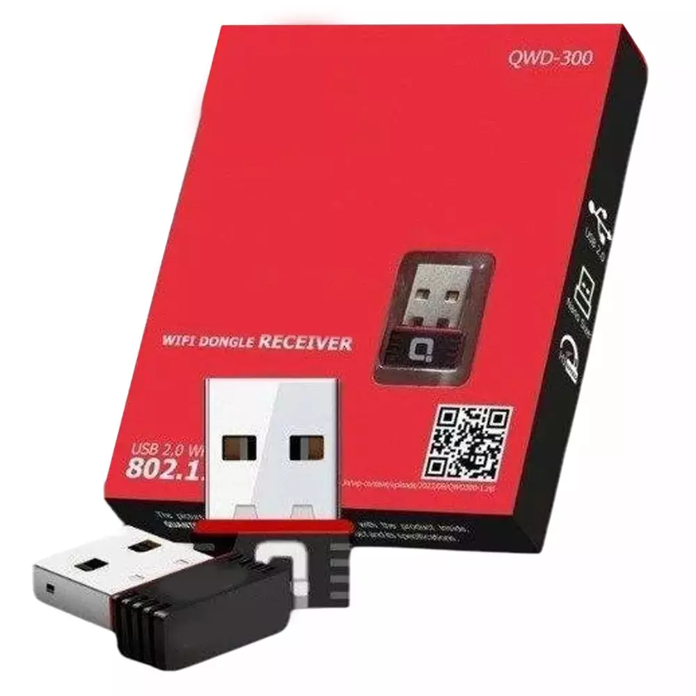 GENERIC Wi-Fi Dongle Micro USB 2.0 Type B for Stable Wireless Network Connection, ‎QN-67
