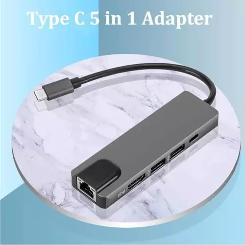 premiumav-type-c-5-in-1-adapter-with-usb-c-to-hdmi-black-for-industrial-use-mst-3181