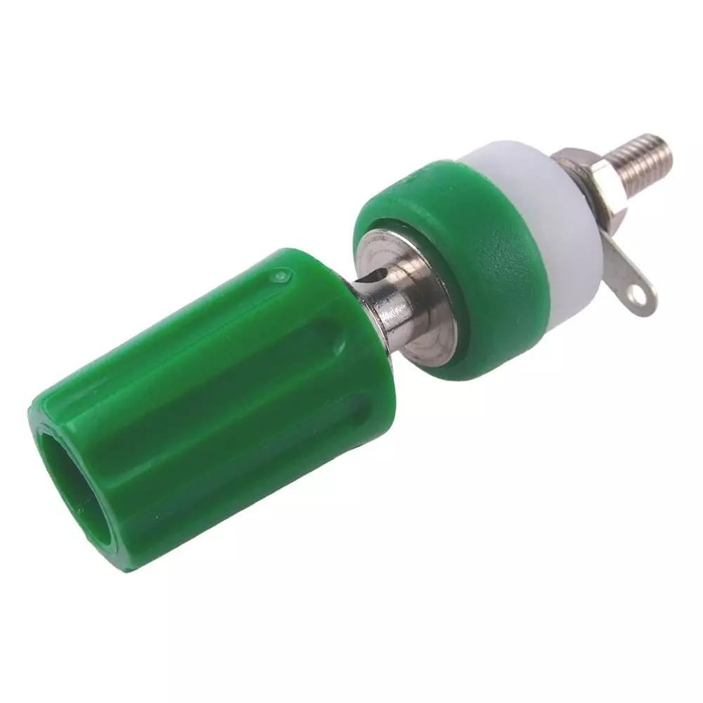 RS PRO Terminal Post Green 60 V DC 15 Amp Polypropylene 4 BA, 2664930 (Pack of 5 Pcs)