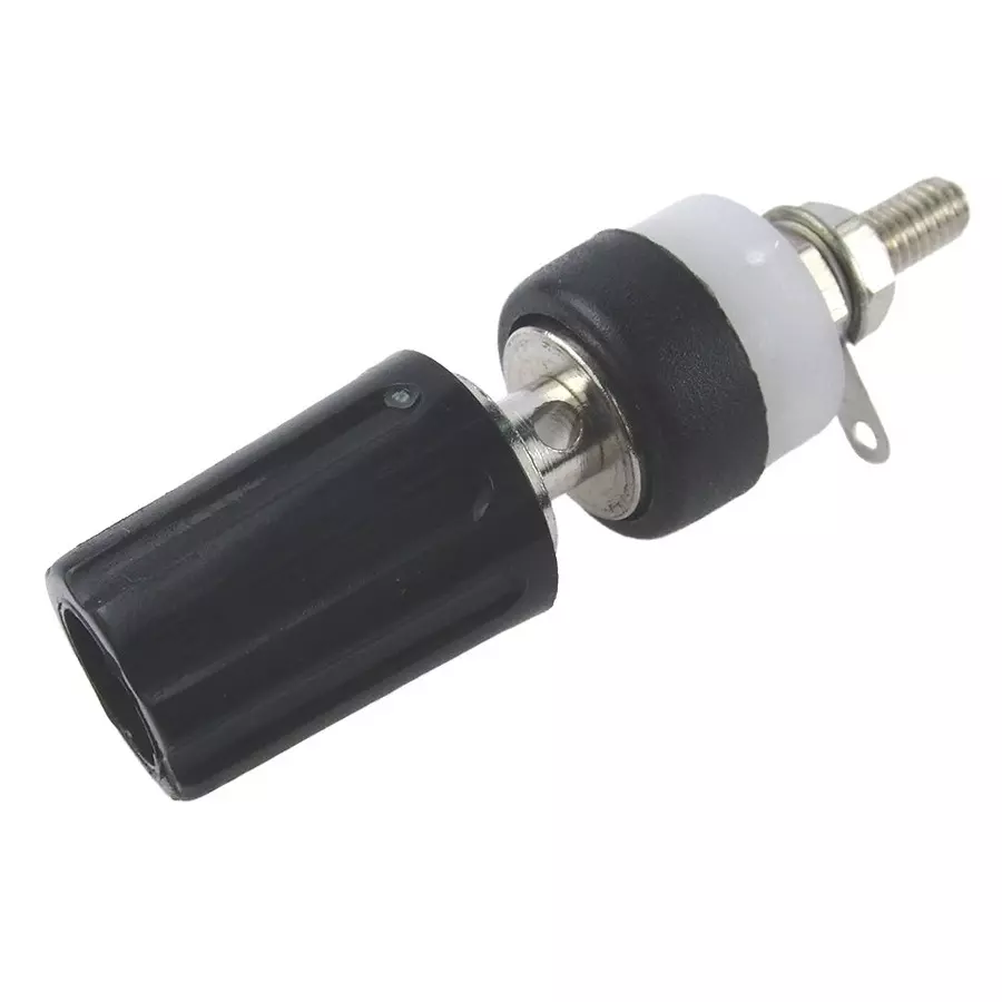 RS PRO Terminal Post Black 60 V DC 15 Amp Polypropylene 4 BA, 2664929 (Pack of 5 Pcs)