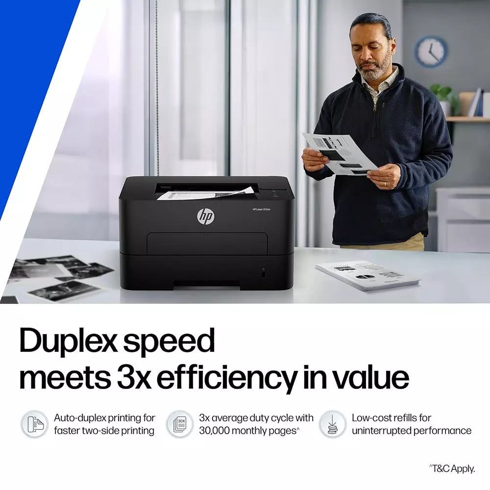 hp-laser-printer-wi-fi-connectivity-monochrome-output-type-30-ppm-print-speed-auto-duplex-mode-print-only-function-black-ink-color-303dw