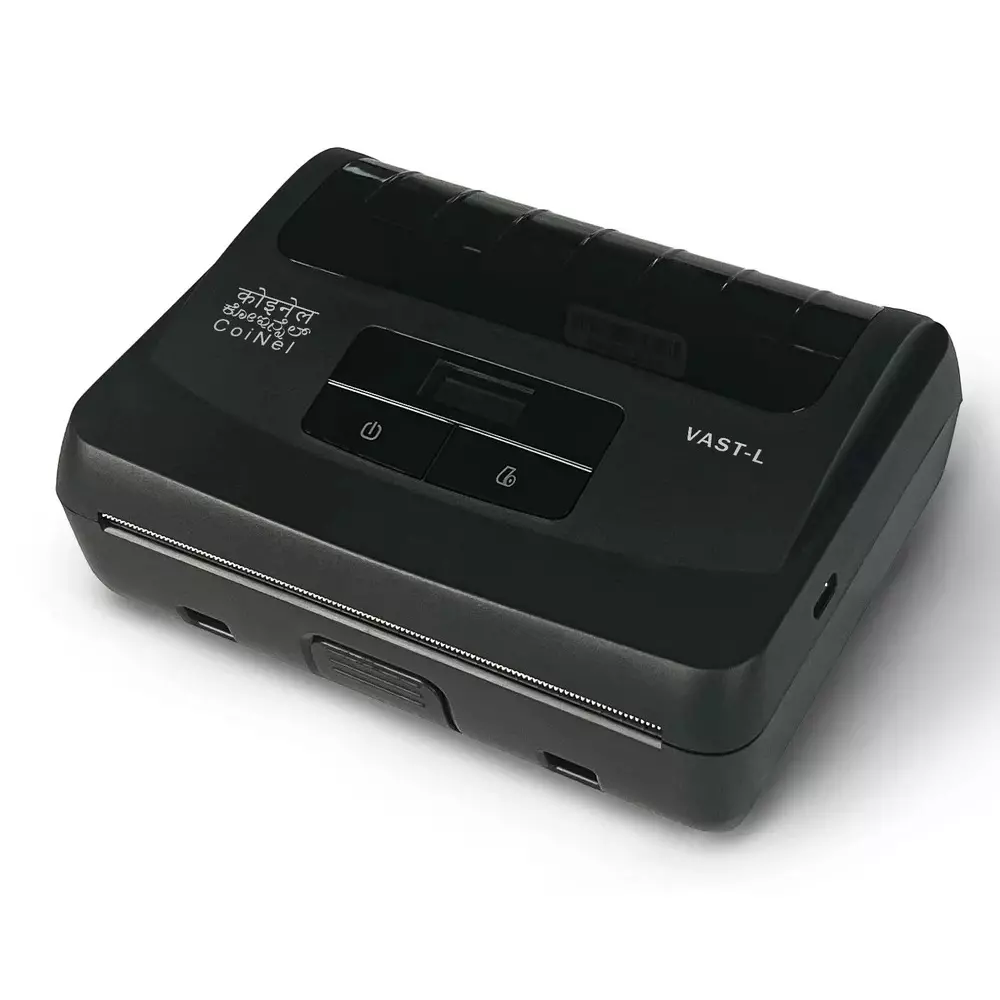 CoiNel Mobile Thermal Receipt Printer Bluetooth 101.6 mm (4 inch) 80 mm/s 203 DPI Black, Vast-L