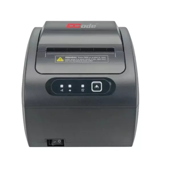 BSD INFOTECH POS Receipt Printer (USB + Bluetooth) Direct Thermal 200 mm/s Print Speed Black, DC3R1