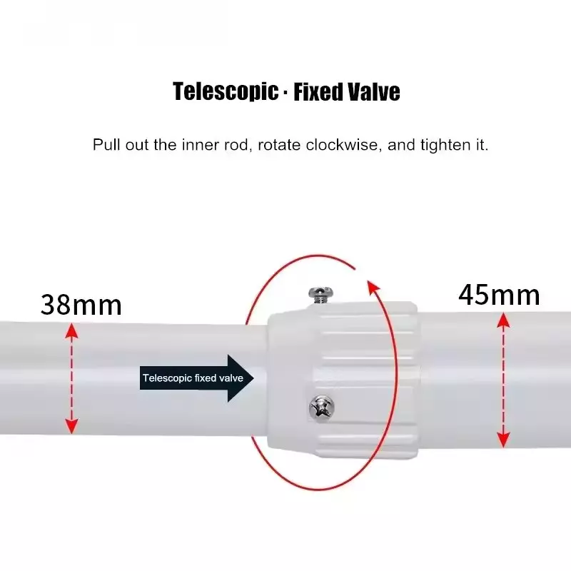 shield-plus-telescopic-bracket-aluminium-alloy-ceiling-mounted-30-60-cm-length-with-round-metal-plate-white-pack-of-5-pcs