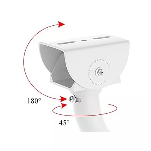 shield-plus-j-bracket-camera-fixed-stand-aluminum-alloy-220-mm-length-white-801-pack-of-50-pcs