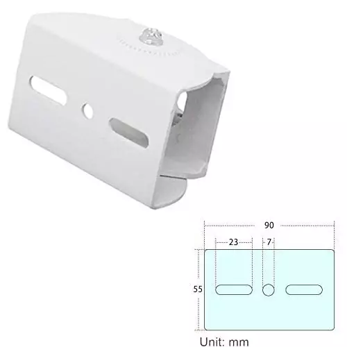 shield-plus-j-bracket-camera-fixed-stand-aluminum-alloy-220-mm-length-white-801-pack-of-50-pcs