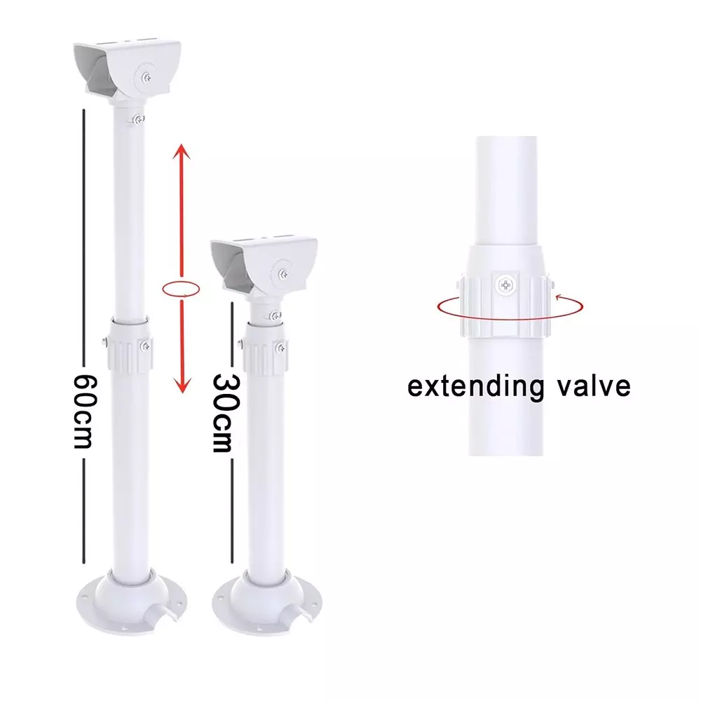 shield-plus-telescopic-bracket-aluminium-alloy-ceiling-mounted-30-60-cm-length-white-pack-of-30-pcs